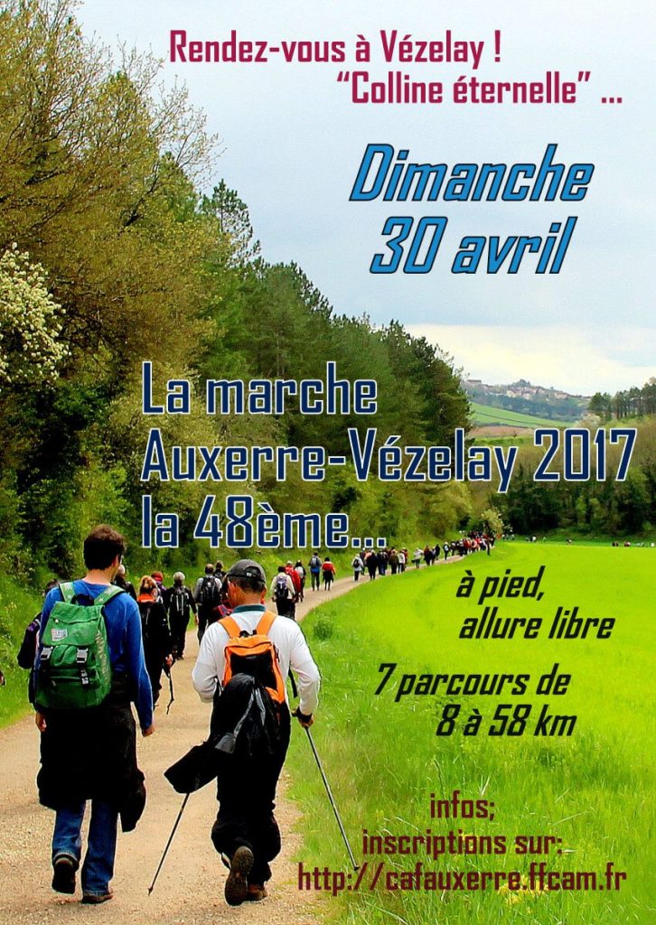 la 48e marche Auxerre-Vézelay